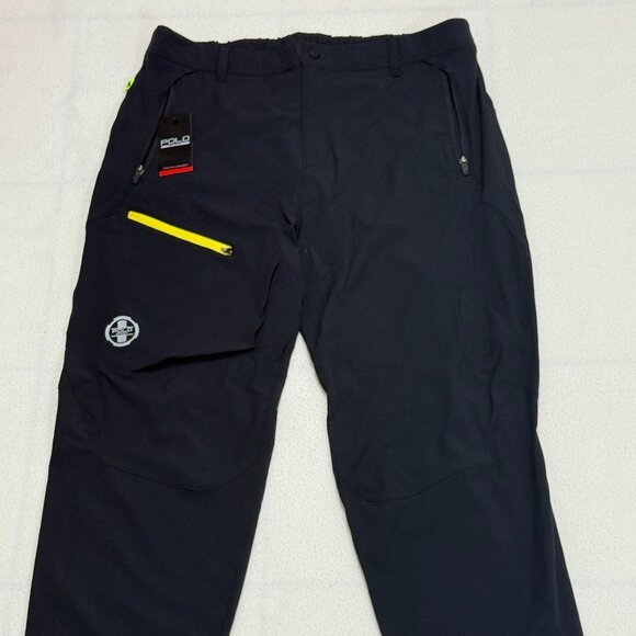 NWT Ralph Lauren Polo Sport Men's Classic Stretch Pants - Black - XXL Ret:165 - Picture 1 of 6